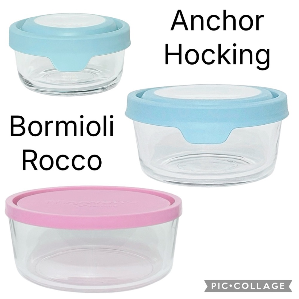 (3) Glass Food Storage Containers